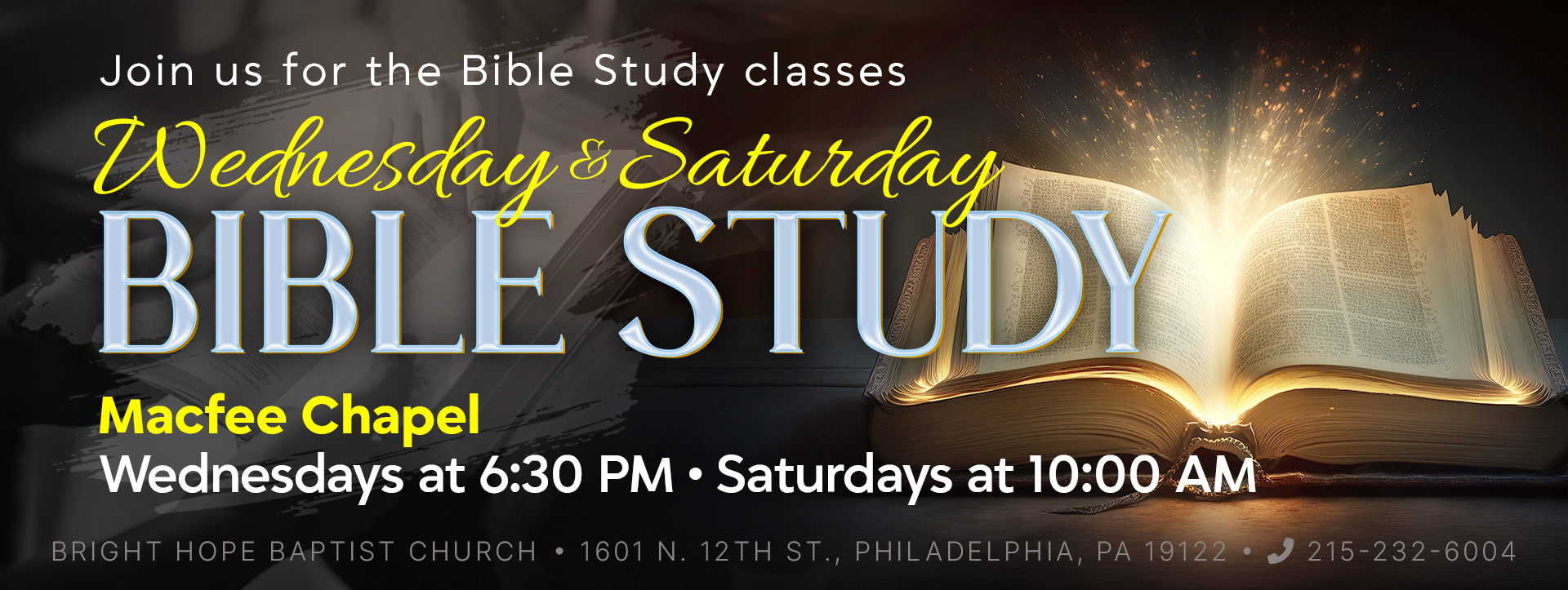 Join Us For Worship